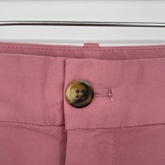 J.Crew Capri Chino Pant Pocket Trousers Cotton Size 2 Pink Rose - Picture 2 of 6